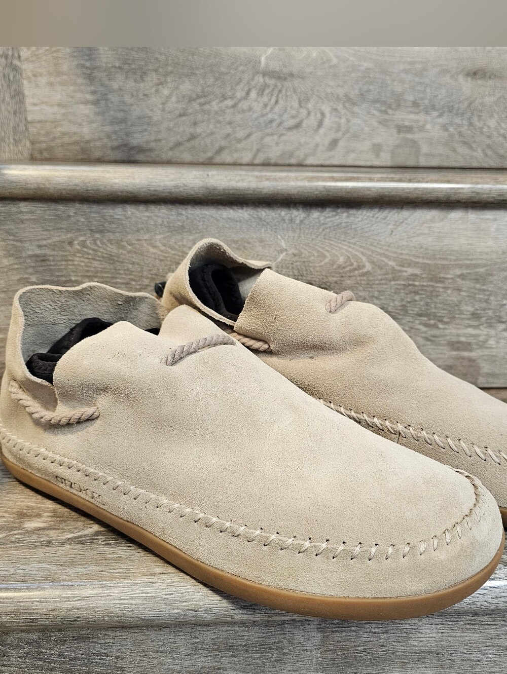 New Men's 12 OTZ OG SDE Casual Slip-On Suede Moccasin Loafers Elevated Comfort